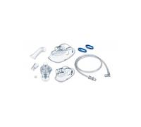 Beurer IH Yearpack, kit de remplacement compatible avec l'inhalateur IH 60, composé de 1 nébuliseur, 1 embout, 1 pont nasal, 2 masques, 1 tuyau à air, 1 adaptateur secteur, 10 filtres