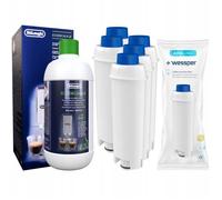 Kit accessoires pour machines à café DeLonghi ECAM23.450.S - Wessper - Détartrant + 5x Filtre