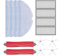 Kit Accessoires pour Roborock S7 Pro Ultra,S7, S7Maxv Brosse Principale,Serpilliere,Filtres,Brosse Latérale Aspirateur Pièces d