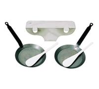 Tellier Kit Reblochonnade Brézière - 2 reblochons, 2 spatules en bois - Fabriqué en France