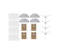 Kit Accessoires Robot avec 4 Sacs pour poussière HEPA Kit Accessoires | CompatibilitÃ© parfaite RV30 RV20 Max Plus, installation rapide outils, maintien aspiration optimale