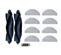 Kit Accessoires Robot pour eufy pour g50 pour l60 pour hybrid Brosse Principale(B) | Compatible pour eufy pour g50 pour l60, brosse principale caoutchouc, nylon , design en V, anti-cheveux