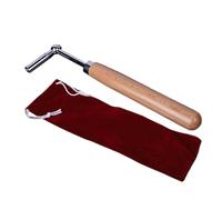 Kit accordeur de piano accordage en durable avec têtes interchangeables et poignée confortable en bois dur, outil de réglage fin de la hauteur pour instruments à clavier | Pour le serv