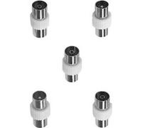 KIT 5 ADAPTATEURS COAXIAL TV