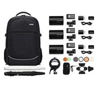 Godox Kit flash AD100 Pro – 3 flashs TTL avec sac à dos noir