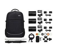 Godox Kit flash AD100 Pro – 3 flashs TTL avec sac à dos noir