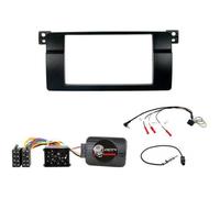 Kit Adaptateur Autoradio 2DIN - ADNAUTO - BMW série 3 E46 - Commande au volant - Antenne
