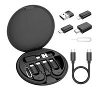 Kit Adaptateur De Chargement Usb,Adaptateur Usb Vers Usbc,Convertisseur Multi-Portable Type C Vers Usb 3.0 Otg Ios Micro Avec Câble De Chargement 0.3M 100W Pour Iphone 16 15 14 13 Max Pro Pl[Z96]