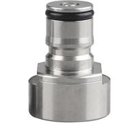 Kit adaptateur de coupleur à verrouillage à bille en acier inoxydable 304 for le brassage amateur - Raccord rapide fileté G5/8 for fûts de bière(Gas)