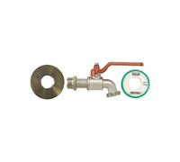 Kit adaptateur de cuve 1000l avec robinet 1/4 tour