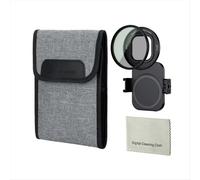 Kit adaptateur de filtre magnétique 67 mm avec filtre CPL et étui pour iPhone 16 Pro : améliorez vos photos prises avec votre mobile.
