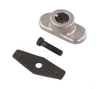 Kit adaptateur de lame de tondeuse à gazon avec trou central de 25 mm, kit de matériel de montage de rechange avec boulon de lame et support de cloche, tracteur de jardin habituel