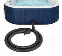 Kit adaptateur de tuyau de gonflage 11830 + 12773 pour Intex pour spa Pur-Spa Bubble Massage Spas 28403E 28403VM 28413WL Design sécurisé Twist Lock pour une connexion rapide de la pompe à air