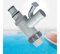 Kit adaptateur de tuyau de piscine, valve d'arrêt et de démarrage pour processus de refoulement pour piscine hors sol