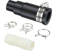 Kit adaptateur de tuyau de vidange de lave-vaisselle pour connexion avec les broyeurs à ordures avec compatibilité de plusieurs tailles et ensemble complet de colliers de serrage
