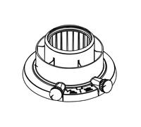Kit adaptateur évacuation fumées 80 à 125 pour chaudières Vaillant Ecoblock