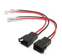 Kit Adaptateur Montage Enceinte Haut-Parleurs 15 cm, Faisceau Autoradio Plug and Play Sans Soudure, Prise Cable Haut Parleur Auto Compatible avec Volkswagen, Audi, Renault, Nissan, 2 Pcs