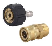 Kit adaptateur pour nettoyeur haute pression - MHY® - M22 14mm vers 1/4'' Quick Connect