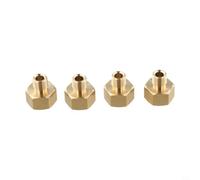 Kit adaptateur pour réchaud de camping 4 pièces en alliage de cuivre et | Pour construction en laiton massif, mélange d'alliage de cuivre, résistant à la chaleur, lot de 4 pièces