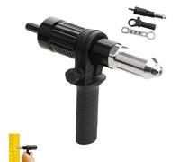 Kit adaptateur pour riveteuse électrique professionnelle, adaptateur pour riveteuse avec poignée en plastique amovible, pour perceuse (1pc)