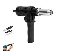 Kit adaptateur professionnel pour riveteuse électrique, écrou à insérer pour outil de rivetage manuel, installation d'écrous à riveter multi-buses en acier allié (1pcs)