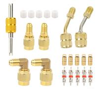 Kit Adaptateur R410A Métal 1/4 à 5/16 pour sae pour robuste Kit(Set 1) | Métal pour robuste, réutilisable, conversion 1/4 à 5/16 pour sae, pour systèmes split pour mini, installation rapide