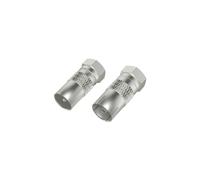 Kit adaptateur SAT, f. F mâle - fiche coaxiale mâle/fem., 2 pièces