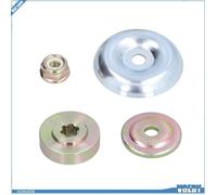 Kit Adaptateur Tête de Débroussailleuse 6 Lames, Accessoire Plateau Rider pour Coupe-Bordures, Ensemble de Rondelles et Écrou