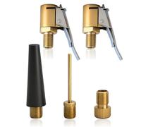 Kit adaptateur valve vélo compatible avec Bosch EasyPump, adaptateur Presta Schrader universel, embout valve auto pour pompe à air, aiguille ballon, accessoires gonflage vélo voiture pneus ballons