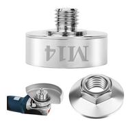 Kit Adaptateur X Lock,Adaptateur X-Lock Pour Filetage M14 Avec Contre-écrou à Bride M14,Écrou de Serrage Rapide M14,Adaptateur X-Lock En Acier Inoxydable pour Disques de Coupe et Disques de Ponçage