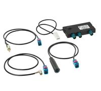 Kit Adaptateurs antenne amplifiee AM FM -DAB DAB+ fakra Male universel
