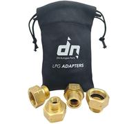 Kit adaptateurs GPL G.12 Europe 4 pièces en laiton avec sac pour bouteilles gaz
