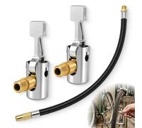 Kit adaptateurs valve multifonction 3 pièces pour pompe à air, compatible avec Bosch EasyPump, adaptateur valve vélo voiture ballon matelas gonflable, kit adaptateur universel portable accessoire