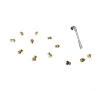 Kit Adaptation pour gpl pour Plaques de Cuisson Kit Adaptation | 12 buses laiton, conversion naturelle pour vers propane, flamme stable, sécurité accrue, pour facile à poser