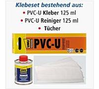 Kit adhésif Airfit 10000KS Adhésif/nettoyant PVC-U 125 ml chacun et chiffons