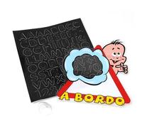 Kit Adhésif Bébé À Bord Personnalisable Avec Photo Et Prénom, Avec Lettres Adhésives