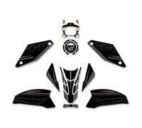 Kit adhésif résine 3D compatible avec Honda CB 650 R 2019-2022 Line Style FS-CB650R(NWS) (Noir)