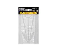 Kit Adhésifs Réfractifs Profilés en Plastique pour Moto, Blanc