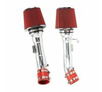Kit Admission Direct Compatible Avec Nissan Pour 370Z 2009-2020 3,7L Kit De Tuyau D'induction Flexible D'admission D'air Froid Kit De Filtre D'admission D'air Froid(Red)