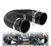 Kit admission direct universel 76 mm tuyau d'admission d'air froid flexible en plastique avec pince de montage pour filtre à air voiture modifiée