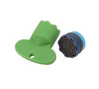 Kit aérateur pour robinet escamotable avec clé 18,5 x 1 M, mousseur et filtre.