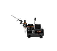 Kit Aérographe Atomisation de Précision et Polyvalent Avec Compresseur d'Air 1/6HP