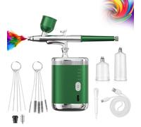 Kit aérographe avec pression réglable pour nail art, maquillage, peinture et décoration de gâteaux - Idéal pour les artistes et les artisans