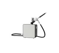 Kit aérographe complet avec compresseur - Design vintage, 20 PSI, facile pour les débutants - Idéal pour l'art, le graffiti, le maquillage, la décoration de gâteaux, le nail art et le modélisme