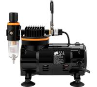 Kit aérographe, compresseur professionnel, pression réglable, plusieurs accessoires