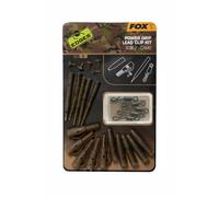 Fox Edges Camo Power Grip Lead Clip Kit de clips de plomb pour plomb à carpe, sécurité et montage