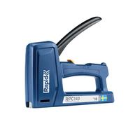 RAPID RPC140 - Kit Agrafeuse Murale Manuelle Textile, Plastique, Agrafeuse Bois, Tapissier, 50% Plus Facile à Utiliser, Agrafes jusqu'à 16 mm, Fabriquée en Suède, Inclus 860 Agrafes (5001750)