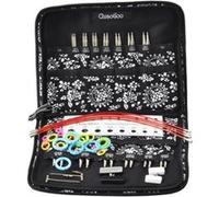 KIT AIGUILLES INTERCHANGEABLES TWIST RED LACE COMPLET 13 CM - CHIAOGOO(...) - Noir Noir