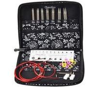 KIT AIGUILLES INTERCHANGEABLES TWIST RED LACE SMALL 13 CM - CHIAOGOO(...) - Noir Noir