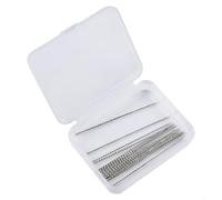 Kit Aiguilles Réparation Maille 15pcs Acier Argent